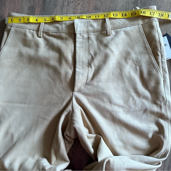 Banana Republic Women’s Pants Sz 10L Goat Leather Lined Luxurious Soft - Picture 5 of 13